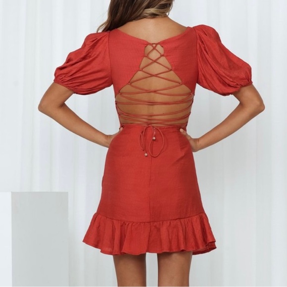 RHODE PUFF SLEEVE STRAPPY
BACK DRESS - Picture 3 of 11